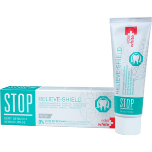 edel+white STOP Sensitive Zahngel - Sofort. Bioaktiver Schutz. Für immer.