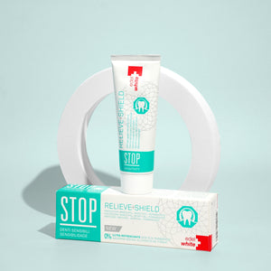 edel+white STOP Sensitive Zahngel - Sofort. Bioaktiver Schutz. Für immer.